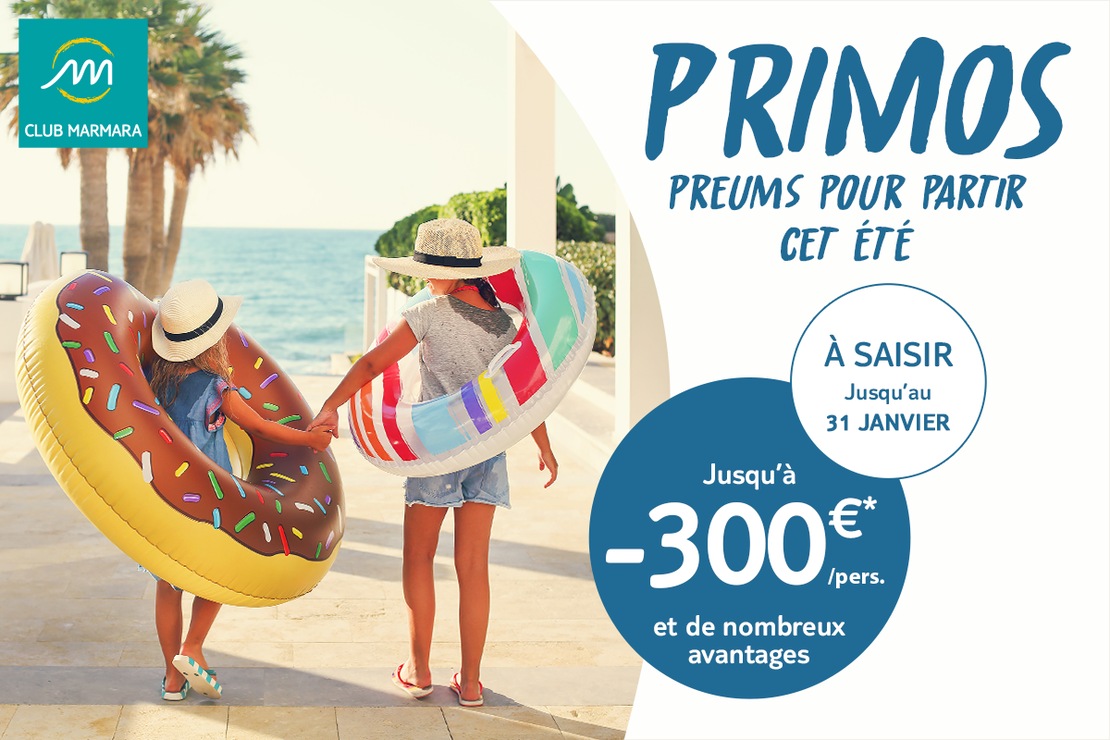 Réservez Primo Eté 2022